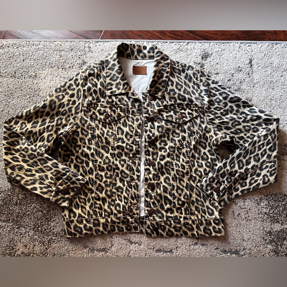 Judy Blue Cheetah Jean Jacket